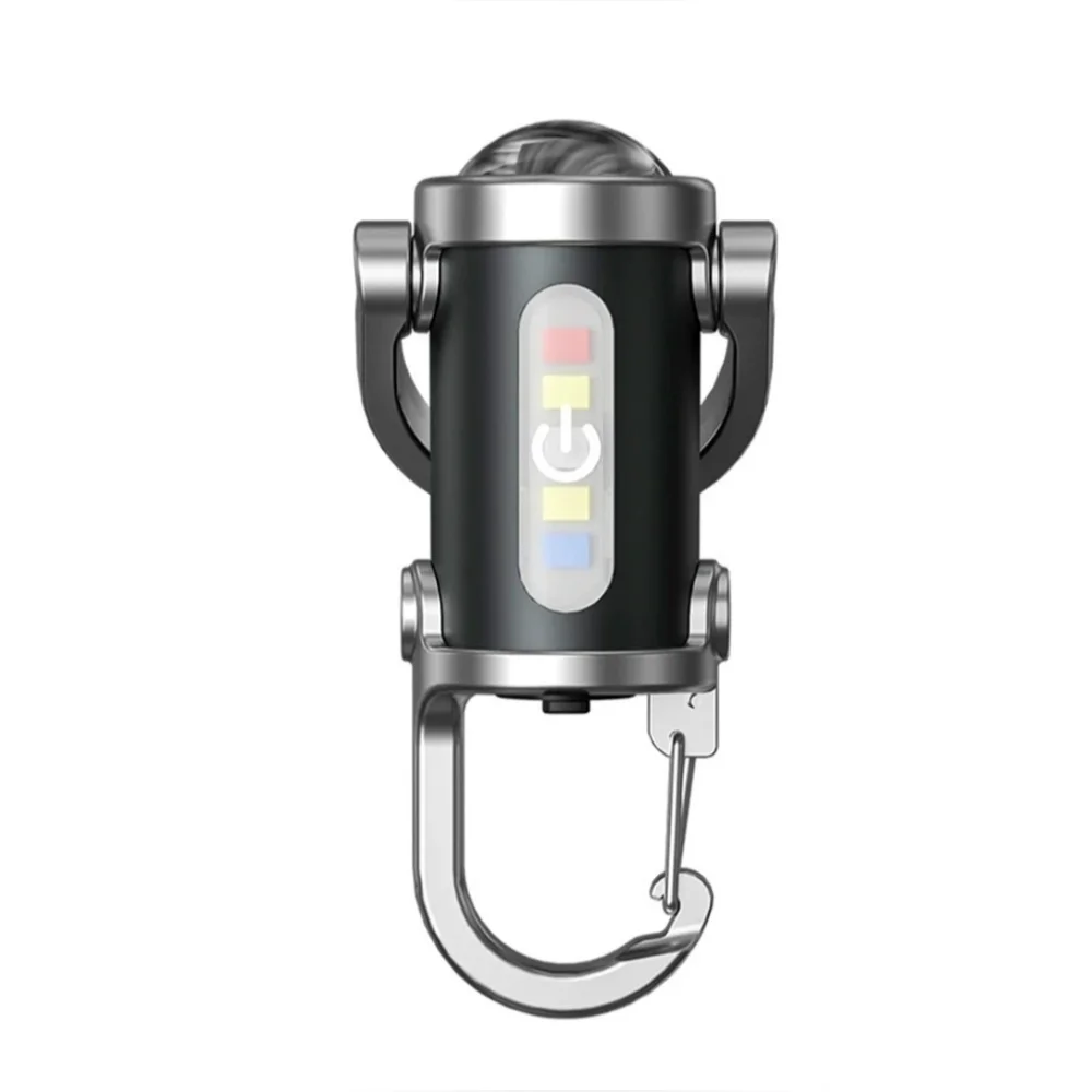 1200LM Super Bright Mini Led Flashlights USB Rechargeable Small Waterproof Keych